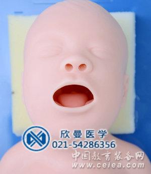 新生兒氣管插管模型側(cè)面